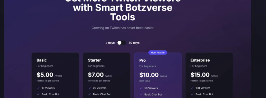 Kick and Twitch Services