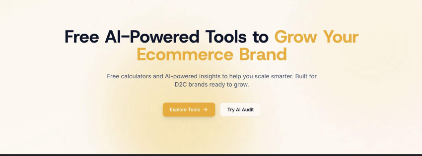 Golden Digital's Free D2C Marketing Tools